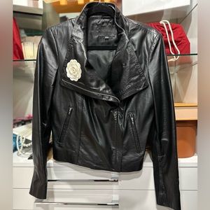 Women leather jacket size M